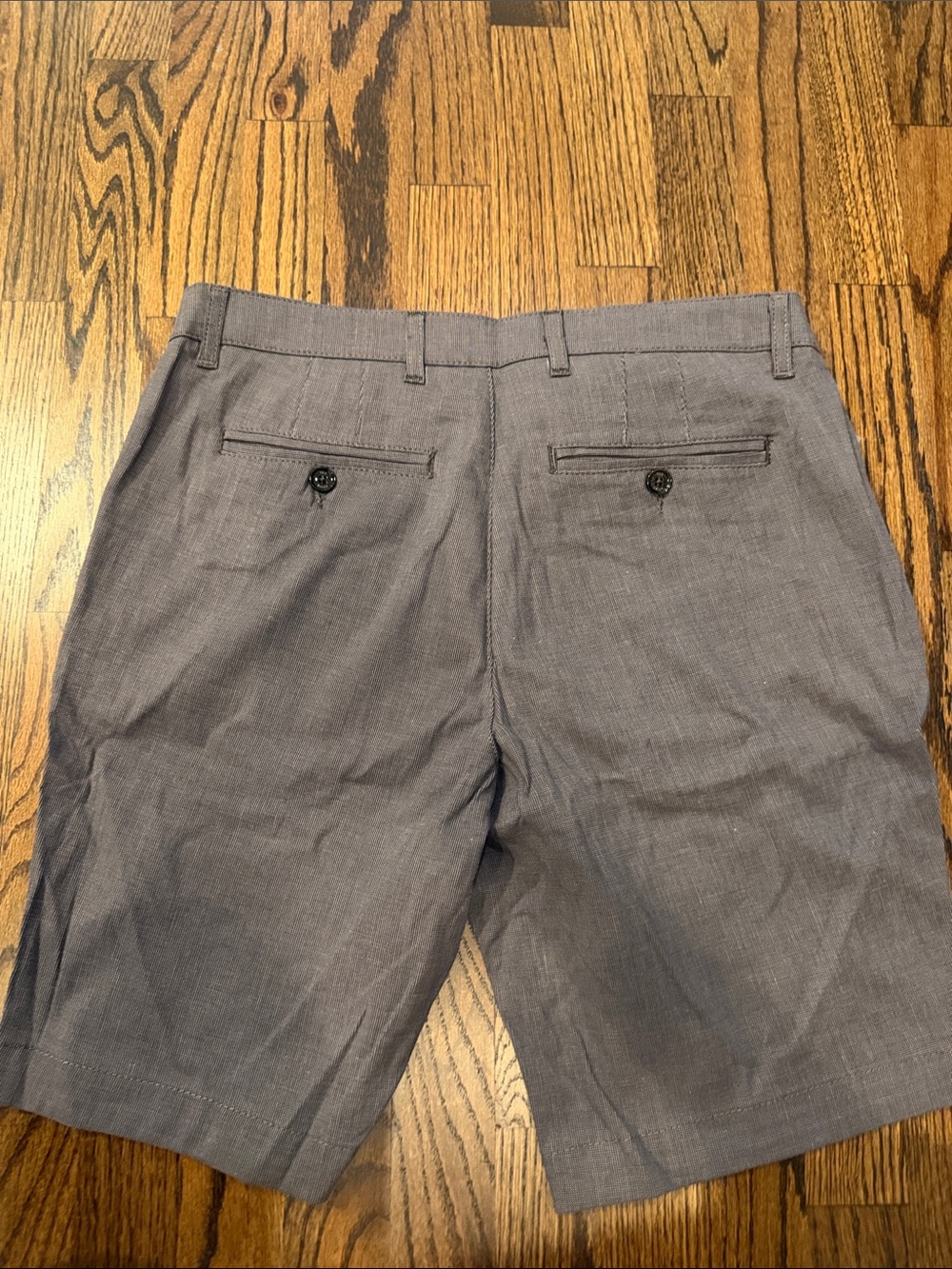 NWT Ted Baker Slate Gray Men's Flat Front Shorts - Picture 4 of 5